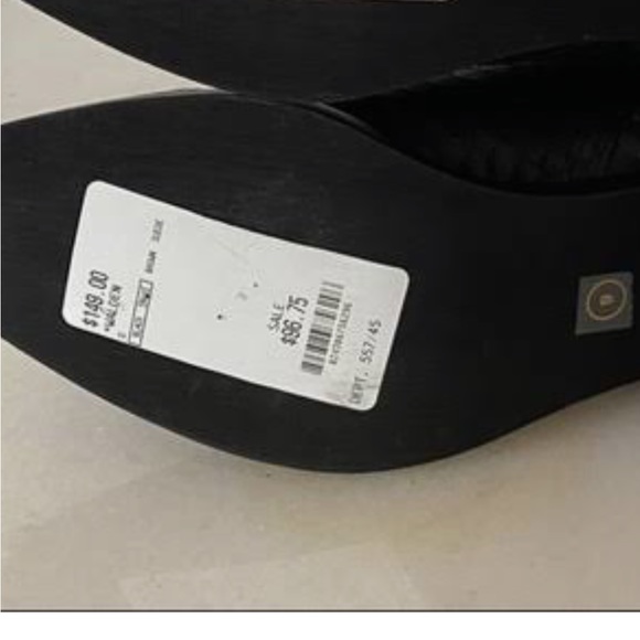 STEVEN BY STEVE MADDEN WHITE LEATHER BOOTIES SIZE 7 - Picture 8 of 9